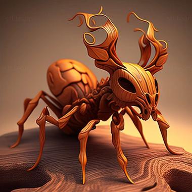 3D model Pheidole aelloea (STL)